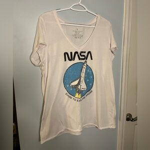 Torrid White NASA Graphic Tee